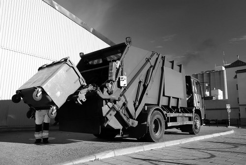 Business waste removal services in Blackwall