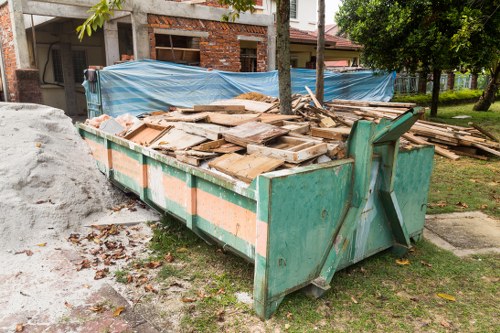 Professional team conducting home clearance in Blackwall